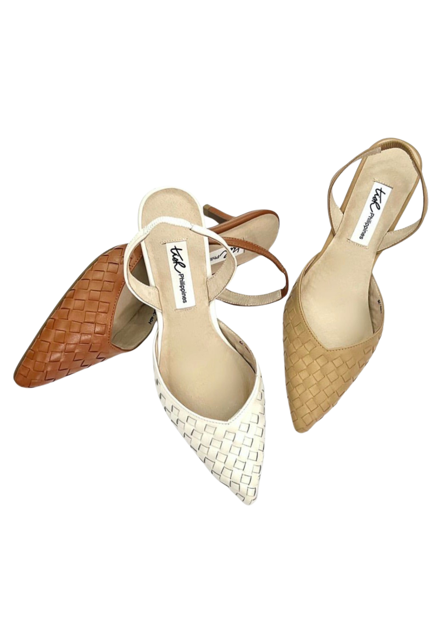 Classic Woven Slingback Heels