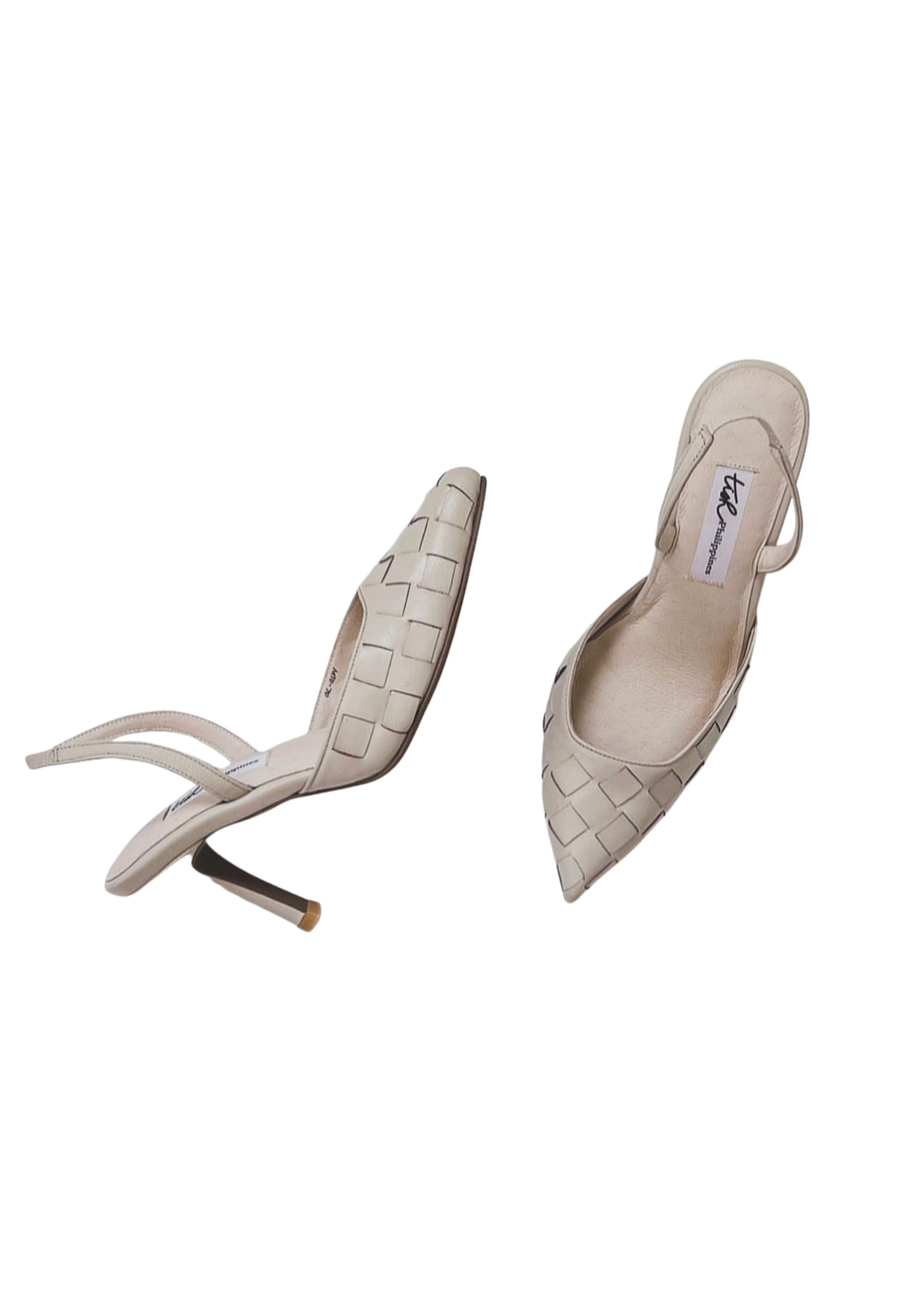 Classic Woven Slingback Heels