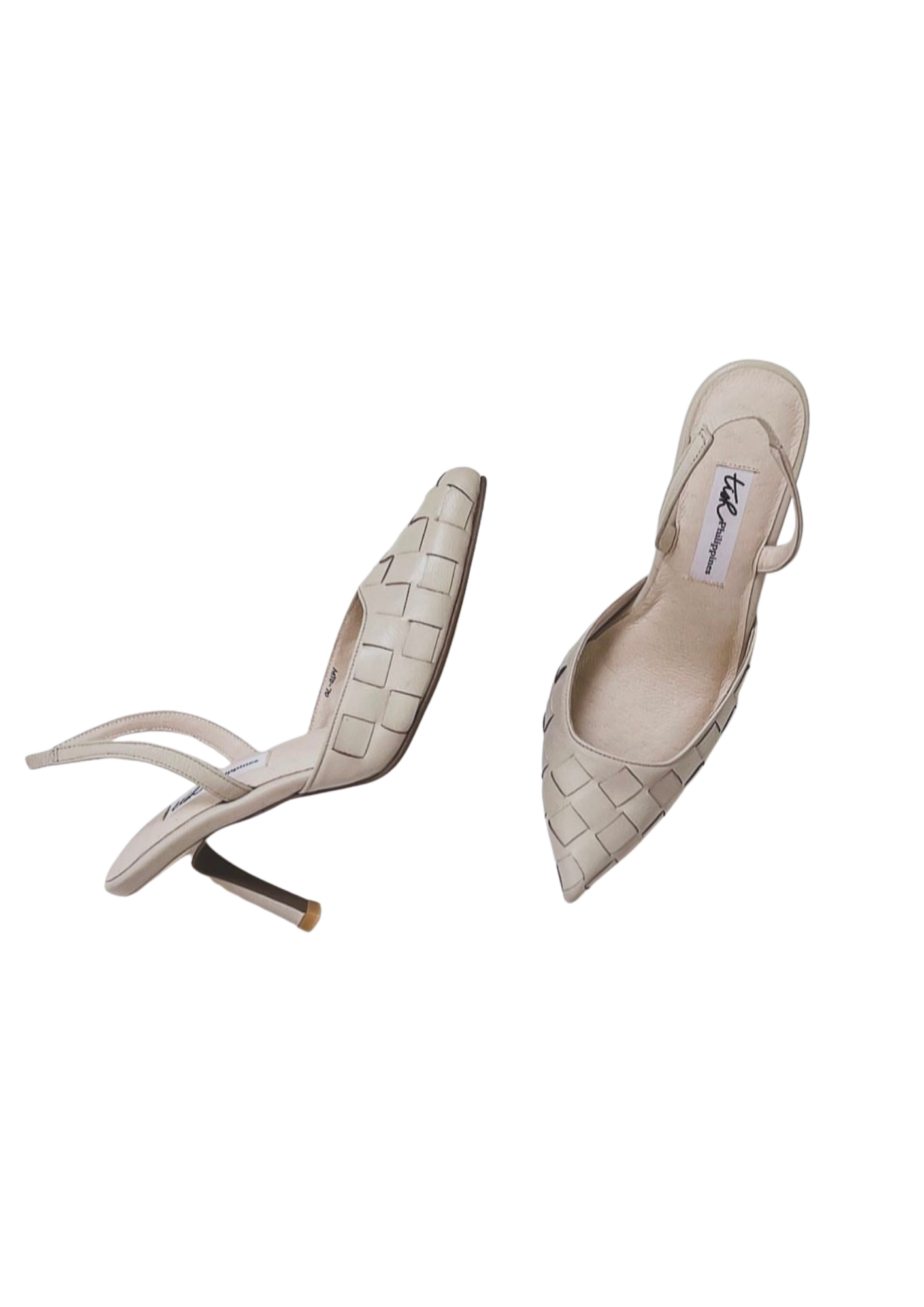 Classic Woven Slingback Heels