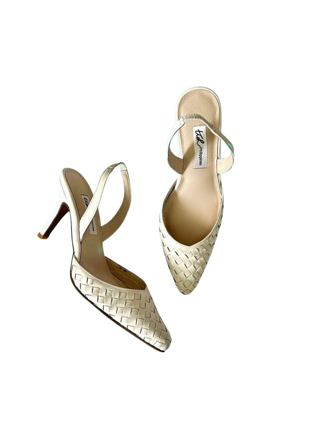 Classic Woven Slingback Heels
