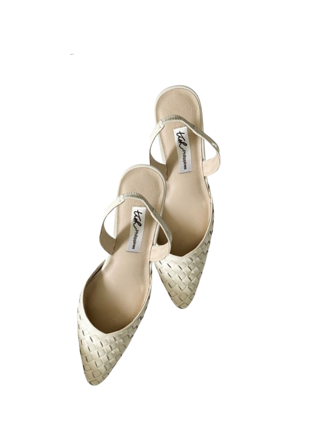 Classic Woven Slingback Heels