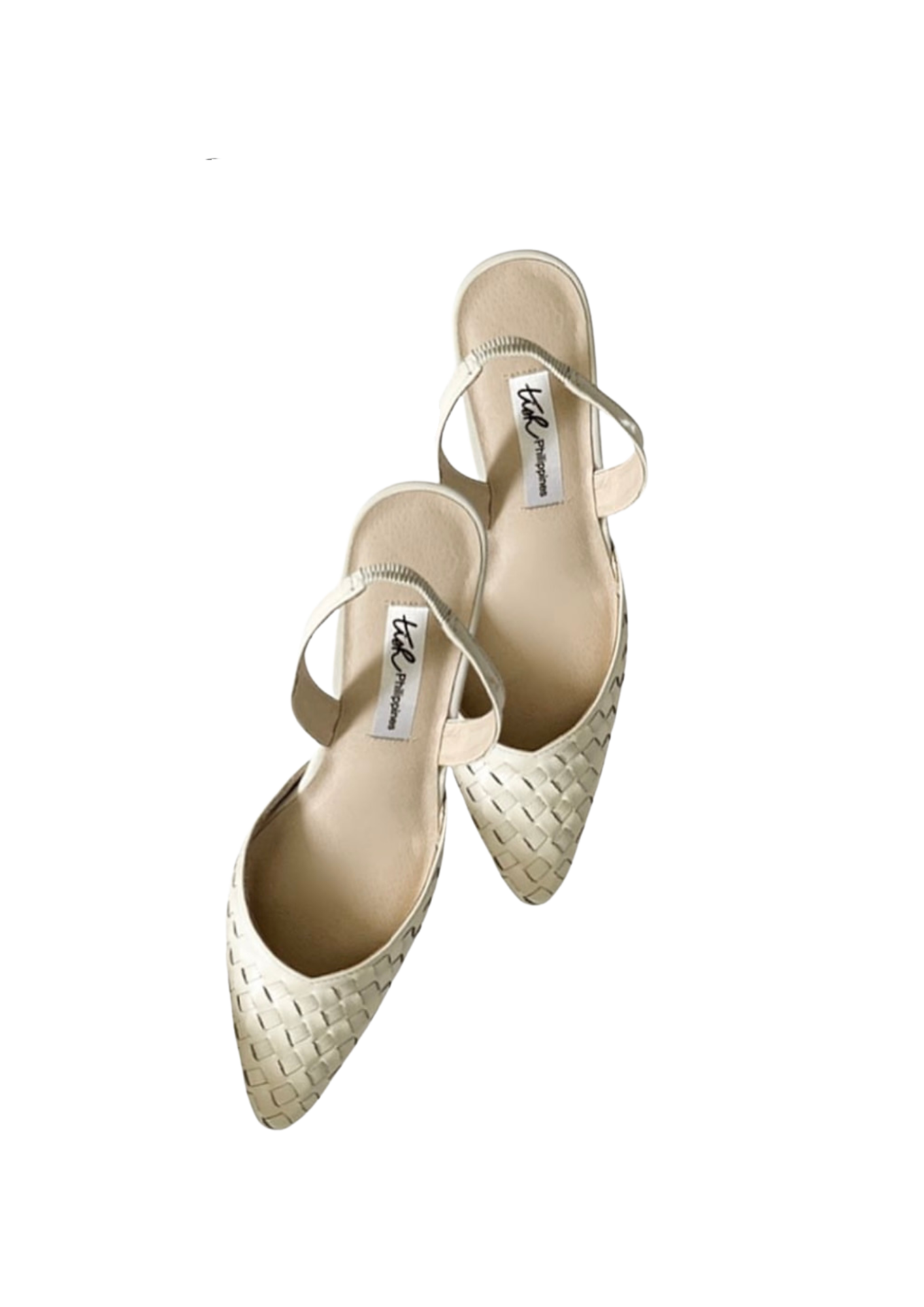 Classic Woven Slingback Heels