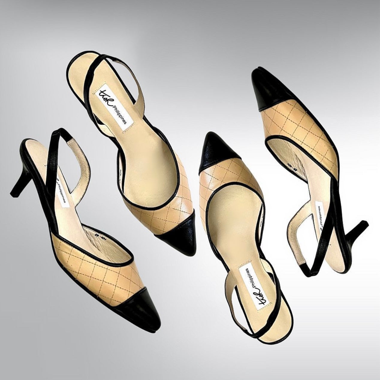 Cap Toe Slingbacks