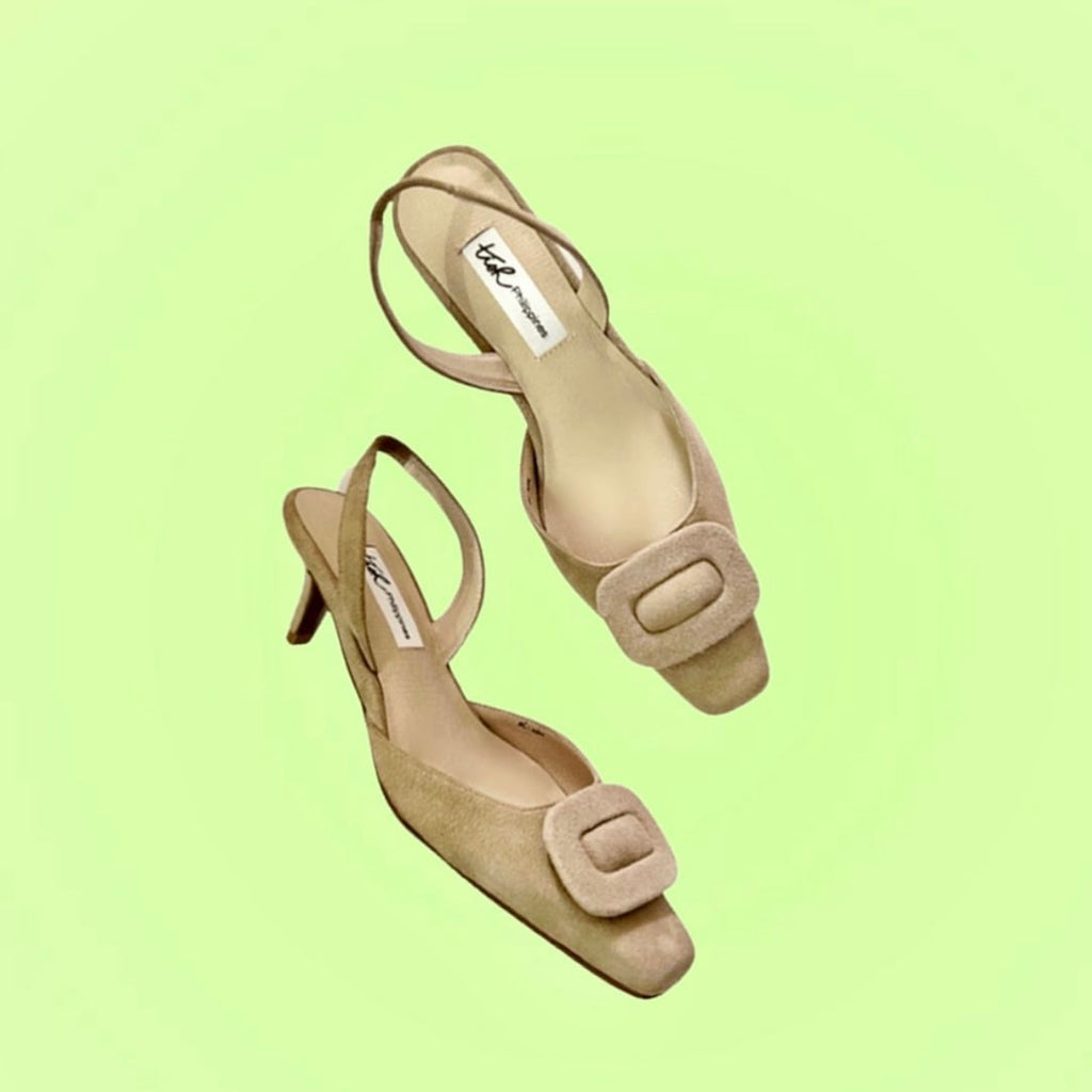 Classic Buckle Slingbacks