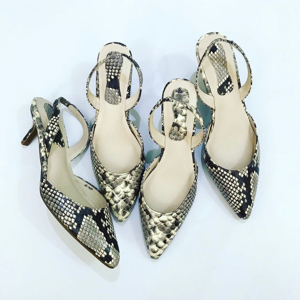Animal Print Mules