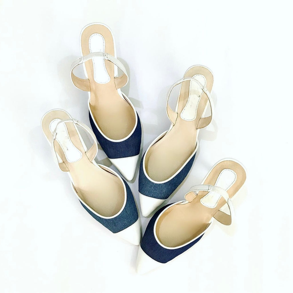 Cap Toe Slingbacks
