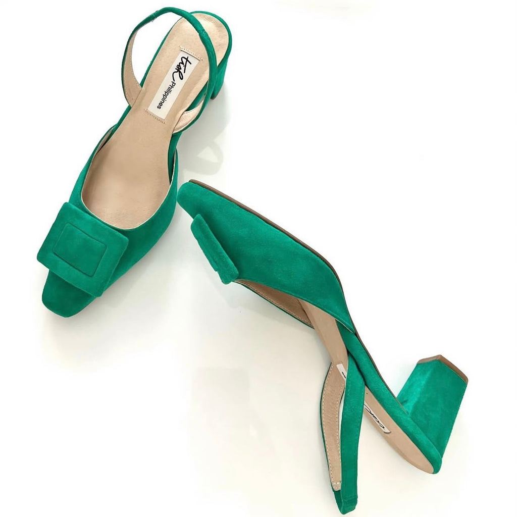 Classic Buckle Slingbacks
